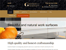 Tablet Screenshot of granitemaster.co.uk